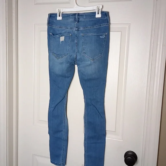 Hollister Distressed Destructed High-Rise Denim Legging Advanced Stretch… - Picture 5 of 6